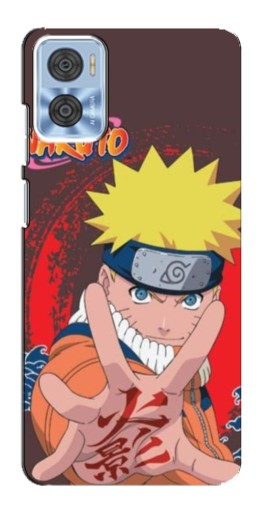 Силиконовый чехол с изображением "Naruto атакует" для Motorola MOTO E22