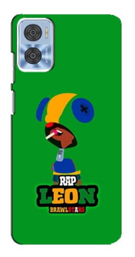 Чехол с принтом "RAP Leon" для Motorola MOTO E22