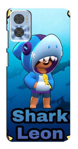 Чехол с принтом "Shark Leon" для Motorola MOTO E22