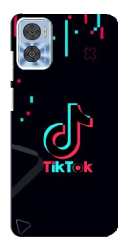 Чехол с печатью "Стиль TikTok" для Motorola MOTO E22