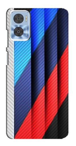 Чехол с принтом "Цвета лого БМВ" для Motorola MOTO E22