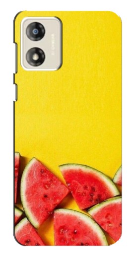 Чехол с принтом "Арбузики на желтом" для Motorola MOTO E13