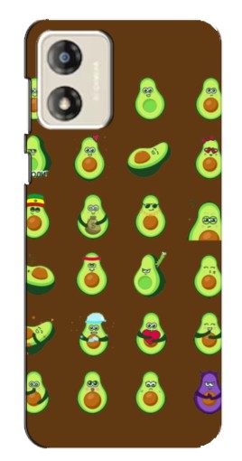 Чехол с принтом "Авокадики" для Motorola MOTO E13