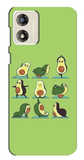 Чехол с печатью "Авокадо Йога" для Motorola MOTO E13