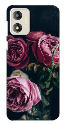 Чехол с картинкой "Букет роз" для Motorola MOTO E13