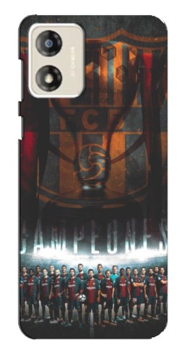 Чехол с картинкой "FCB Campeones" для Motorola MOTO E13