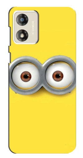 Силиконовый чехол с изображением "Глаза Боба миньона" для Motorola MOTO E13