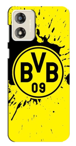 Чехол с картинкой "Красочный лого BVB" для Motorola MOTO E13
