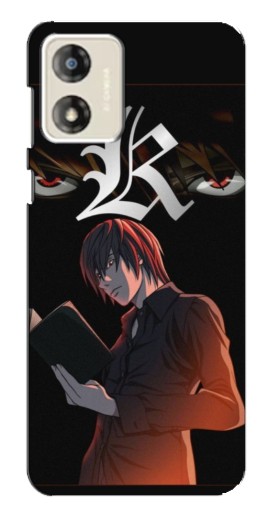 Чехол с печатью "Лайт Ягами Death Note" для Motorola MOTO E13