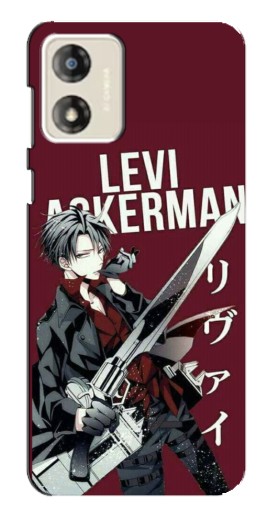 Чехол с принтом "levi Ackerman" для Motorola MOTO E13