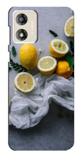 Силиконовый чехол с изображением "Лимонное настроение" для Motorola MOTO E13