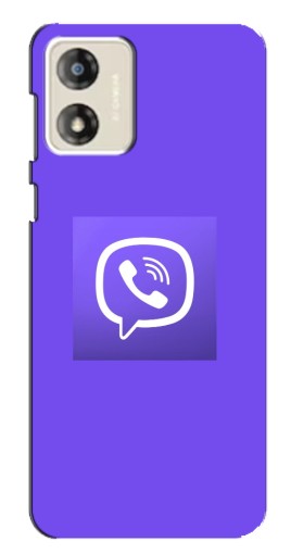 Чехол с принтом "Лого Viber" для Motorola MOTO E13