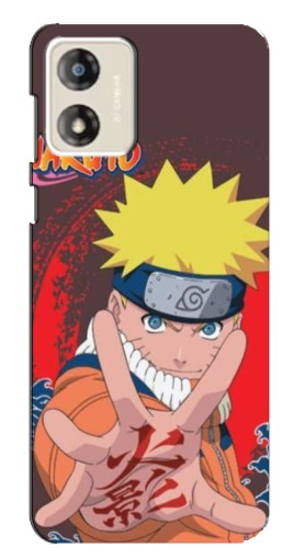 Чехол с картинкой "Naruto атакует" для Motorola MOTO E13