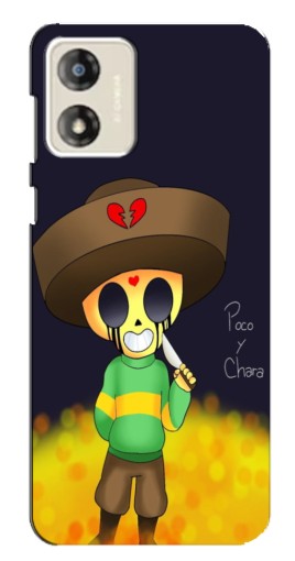 Чехол с печатью "Poco y Chara" для Motorola MOTO E13