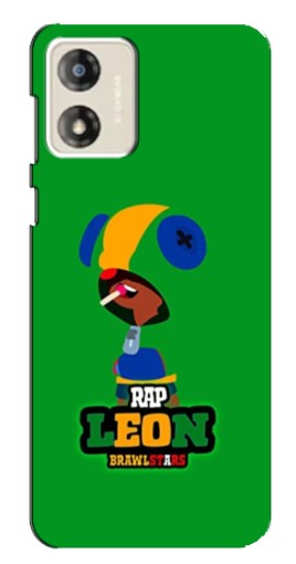 Силиконовый чехол с изображением "RAP Leon" для Motorola MOTO E13