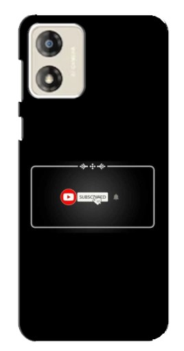 Чехол с принтом "subscribed" для Motorola MOTO E13