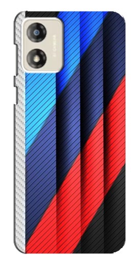 Чехол с принтом "Цвета лого БМВ" для Motorola MOTO E13