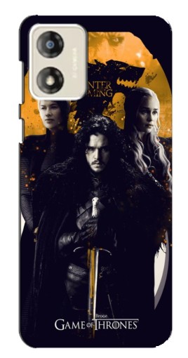 Силиконовый чехол с изображением "Winter Coming" для Motorola MOTO E13