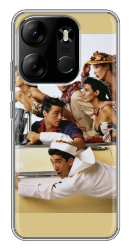 Чехол с картинкой "Афиша Друзья " для Tecno Spark Go 2023 (BF7)