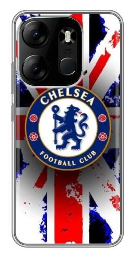 Силиконовый чехол с изображением "Английский клуб Челси" для Tecno Spark Go 2023 (BF7)