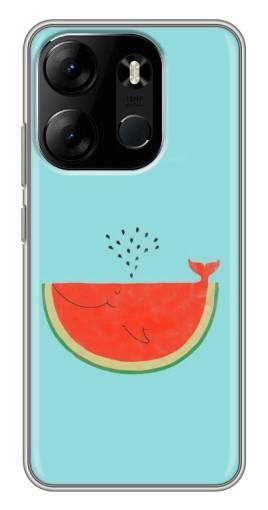 Чехол с печатью "Арбуз кит" для Tecno Spark Go 2023 (BF7)