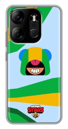 Чехол с печатью "Арт Леон" для Tecno Spark Go 2023 (BF7)