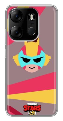 Силиконовый чехол с изображением "АРТ MAX" для Tecno Spark Go 2023 (BF7)