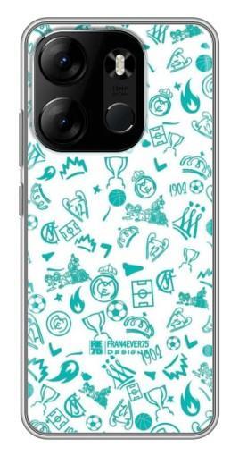 Силиконовый чехол с изображением "Атрибутика Real Madrid" для Tecno Spark Go 2023 (BF7) Силиконовый чехол с изображением "Атрибутика Real Madrid" для Tecno Spark Go 2023 (BF7)