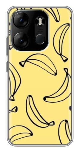 Чехол с печатью "Бананчики" для Tecno Spark Go 2023 (BF7)