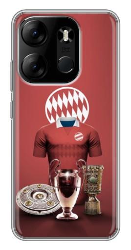 Силиконовый чехол с изображением "Бавария Мюнхен" для Tecno Spark Go 2023 (BF7)