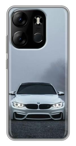 Чехол с принтом "БМВ в тумане" для Tecno Spark Go 2023 (BF7)