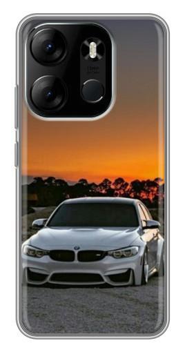 Чехол с картинкой "BMW белая" для Tecno Spark Go 2023 (BF7)