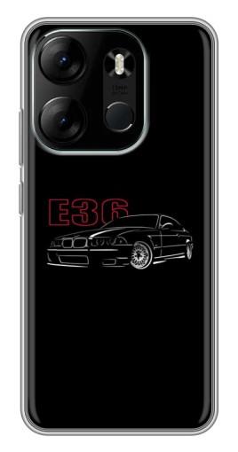 Чехол с принтом "BMW E36" для Tecno Spark Go 2023 (BF7)