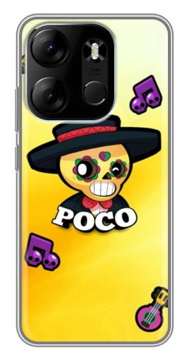 Чехол с картинкой "Боец Поко" для Tecno Spark Go 2023 (BF7)