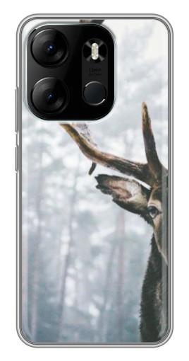 Чехол с принтом "Большой олень" для Tecno Spark Go 2023 (BF7)