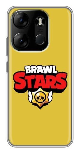 Чехол с принтом "Brawl Logo" для Tecno Spark Go 2023 (BF7)