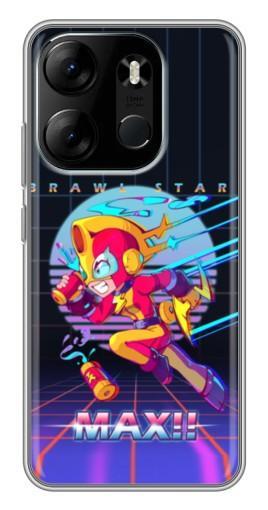 Чехол с принтом "Brawl MAX" для Tecno Spark Go 2023 (BF7)