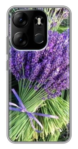 Чехол с печатью "Букет лаванды" для Tecno Spark Go 2023 (BF7)