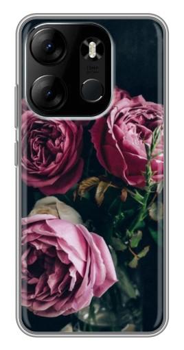 Чехол с принтом "Букет роз" для Tecno Spark Go 2023 (BF7)