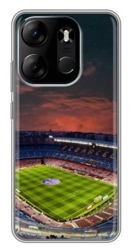 Силиконовый чехол с изображением "Камп Ноу" для Tecno Spark Go 2023 (BF7)