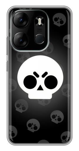 Чехол с картинкой "Череп" для Tecno Spark Go 2023 (BF7)