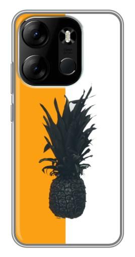 Чехол с принтом "Черный Ананас" для Tecno Spark Go 2023 (BF7)