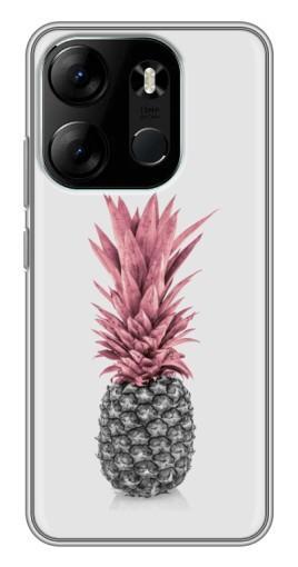 Чехол с печатью "Чёрно-белый ананас" для Tecno Spark Go 2023 (BF7)