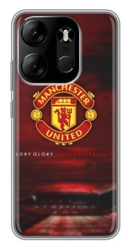 Чехол с печатью "Clory MU" для Tecno Spark Go 2023 (BF7)