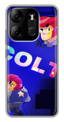 Чехол с печатью "Colt шпион" для Tecno Spark Go 2023 (BF7)