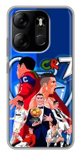 Чехол с картинкой "CR7" для Tecno Spark Go 2023 (BF7)