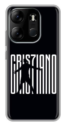 Чехол с печатью "Cristiano" для Tecno Spark Go 2023 (BF7)