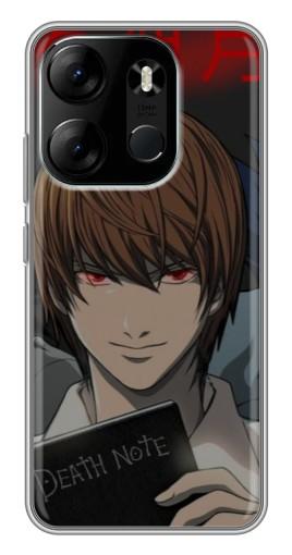 Силиконовый чехол с изображением "Death Note" для Tecno Spark Go 2023 (BF7)
