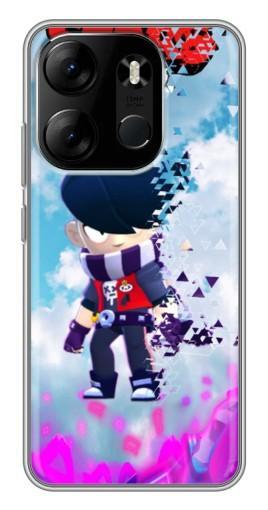 Чехол с принтом "Демо версия" для Tecno Spark Go 2023 (BF7)