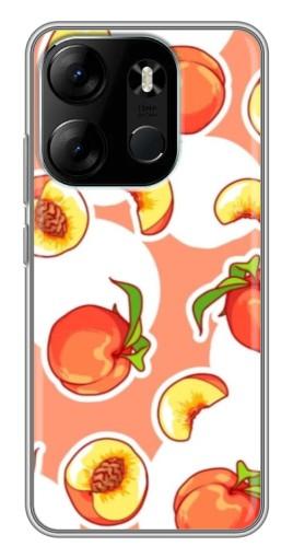 Чехол с печатью "Дольки персиков" для Tecno Spark Go 2023 (BF7) Чехол с печатью "Дольки персиков" для Tecno Spark Go 2023 (BF7)
